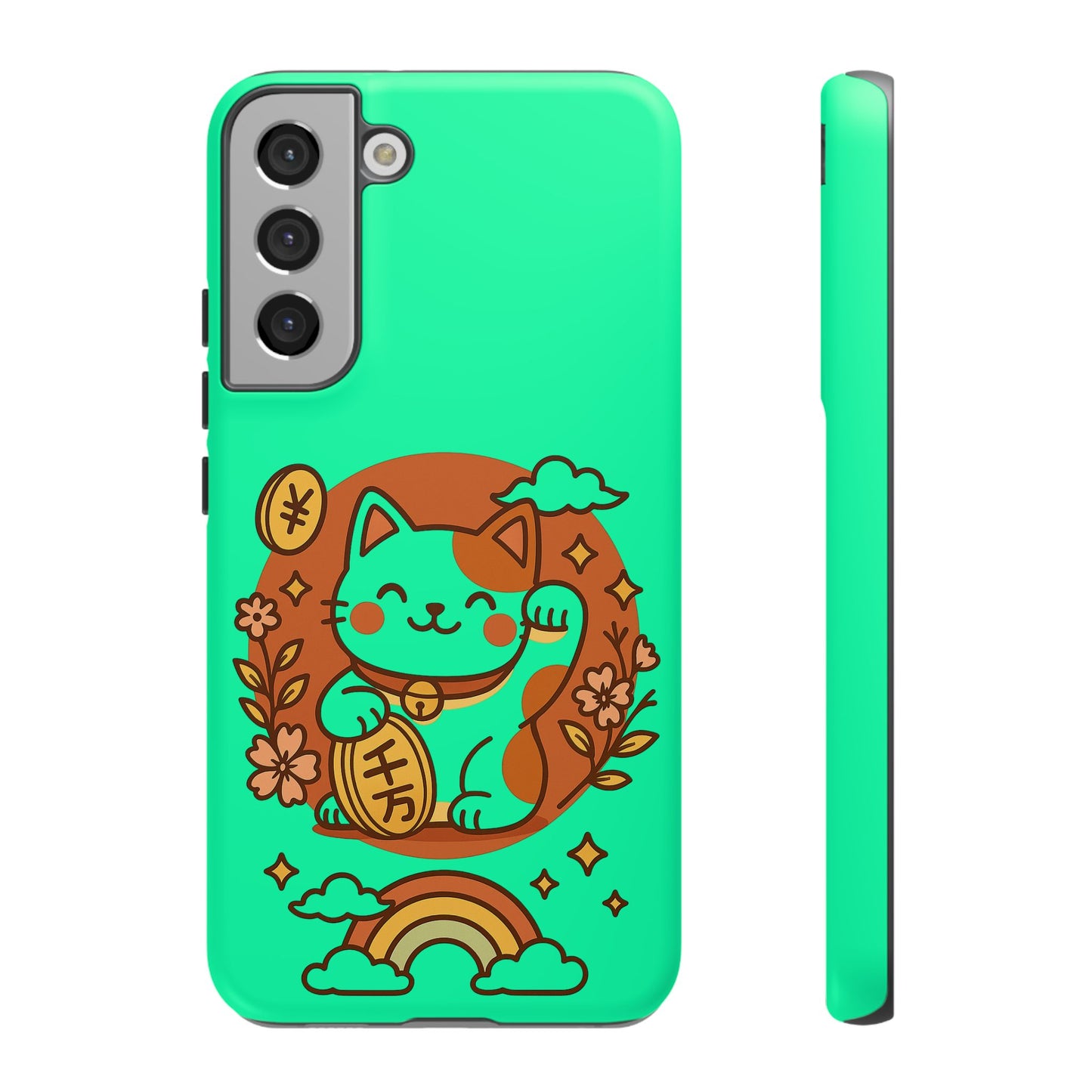 Japanese Kawaii Lucky Cat Protective Phone Case