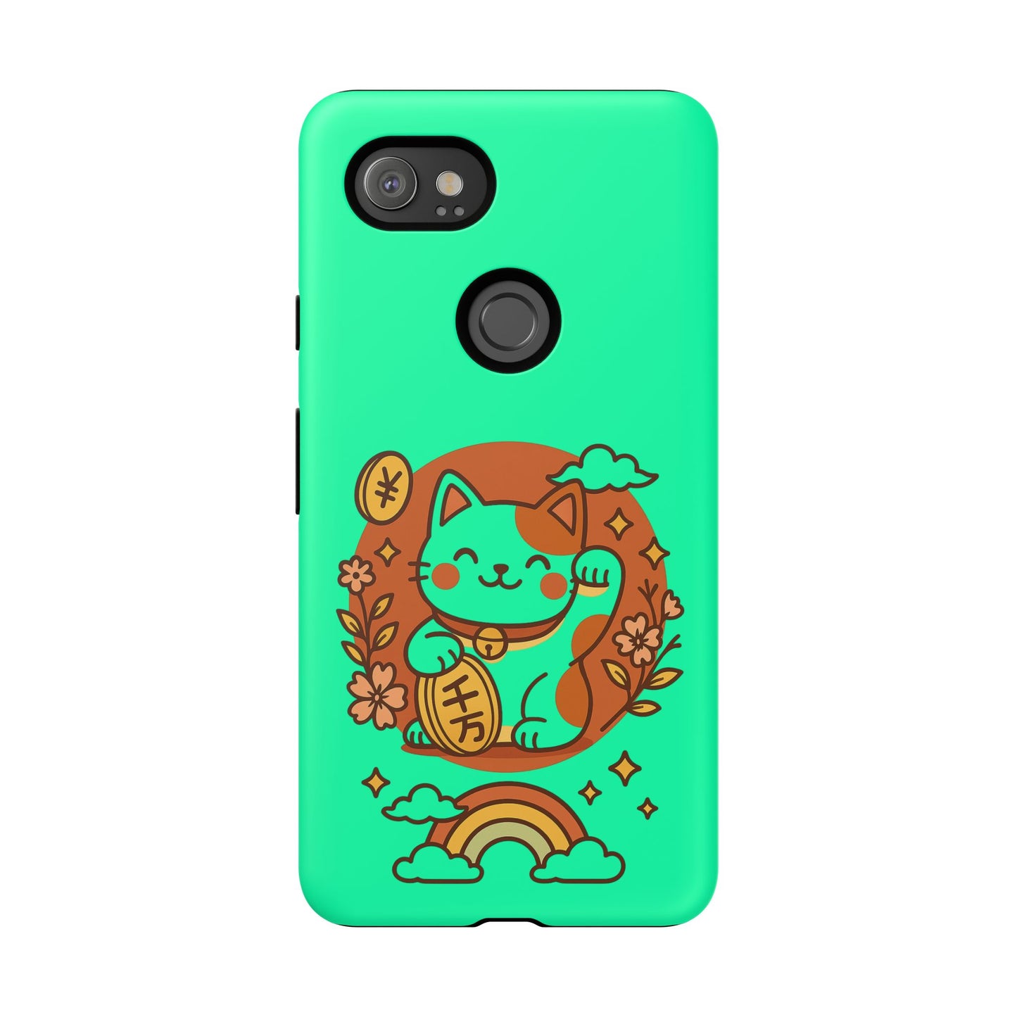 Japanese Kawaii Lucky Cat Protective Phone Case