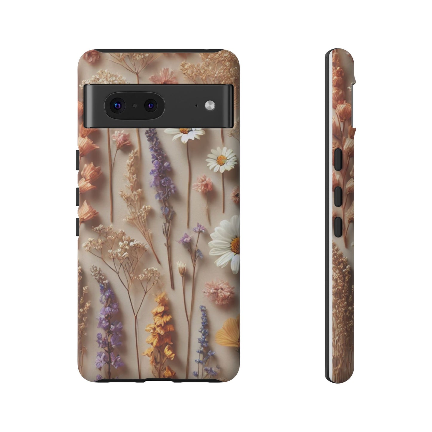 Pressed Flower Garden Phone Case – Vintage Botanical Aesthetic
