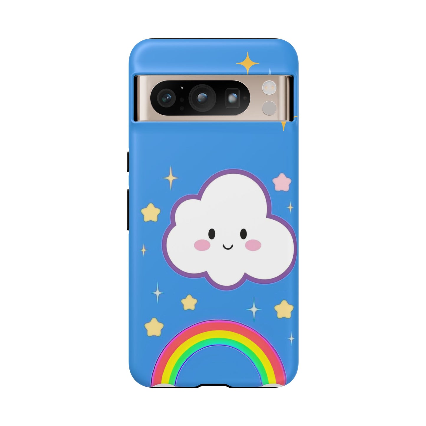 Cute Cloud & Rainbow Phone Case - Tough & Adorable Cover for Kids and Adults