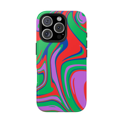 Colorful Zebra Print Tough Phone Cases