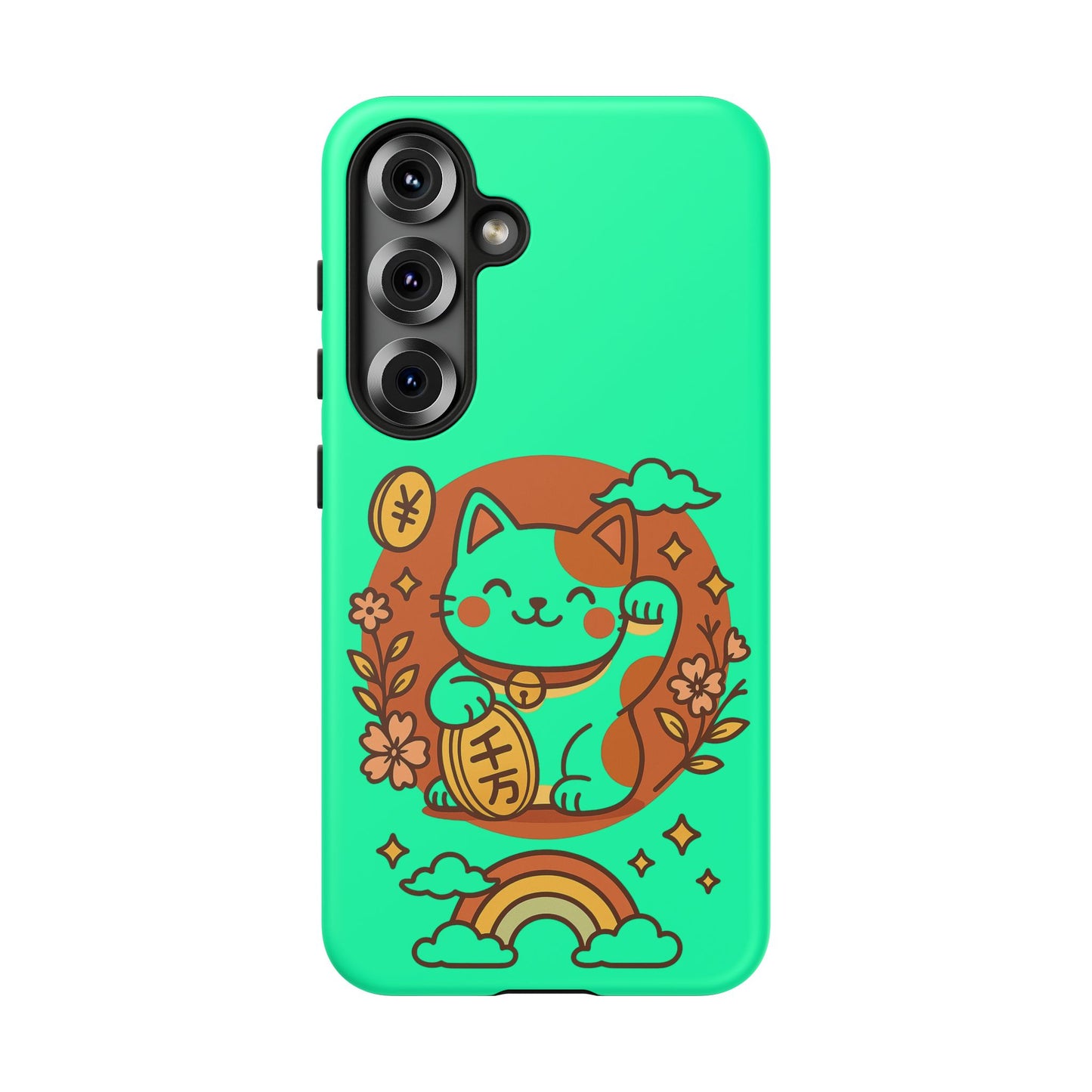 Japanese Kawaii Lucky Cat Protective Phone Case