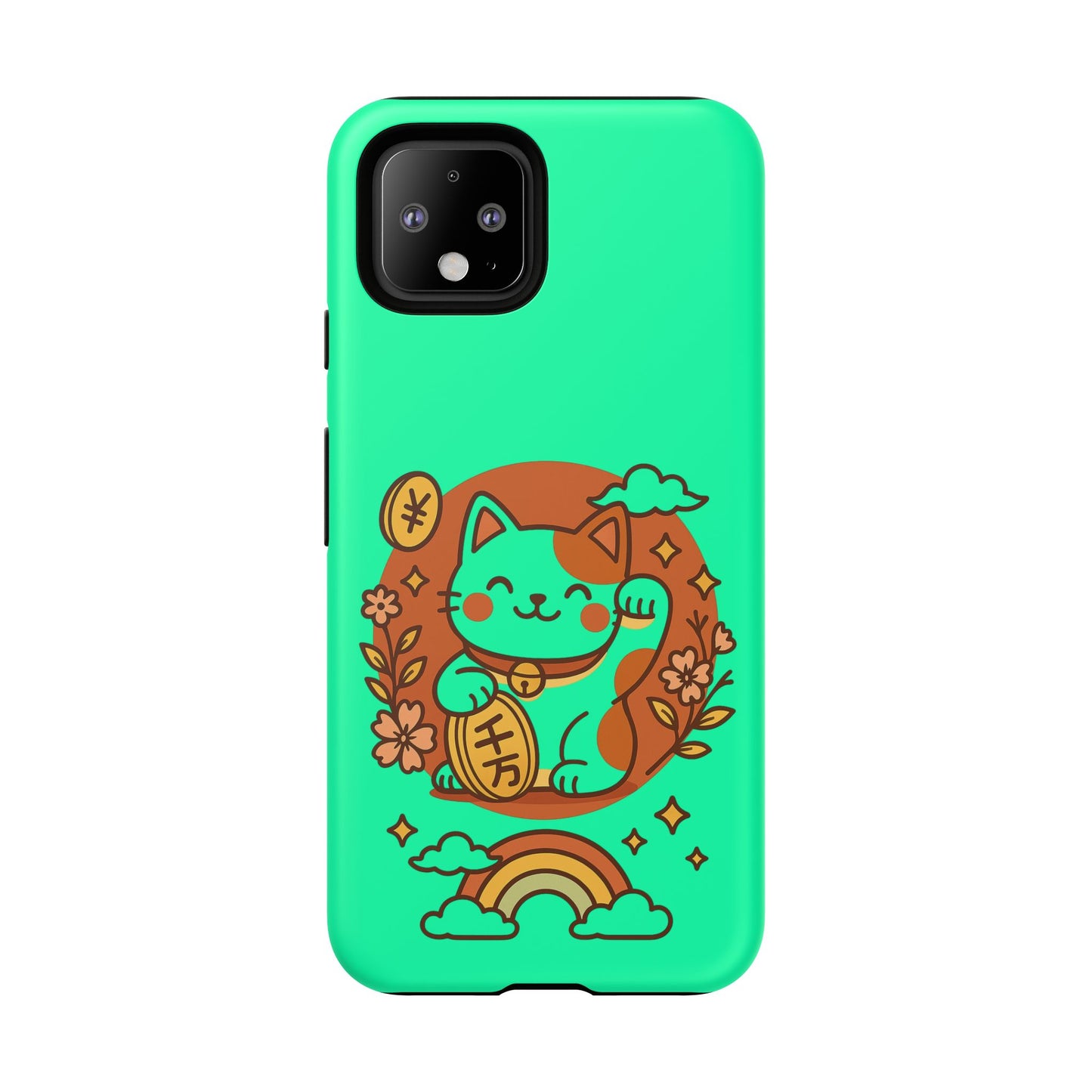 Japanese Kawaii Lucky Cat Protective Phone Case