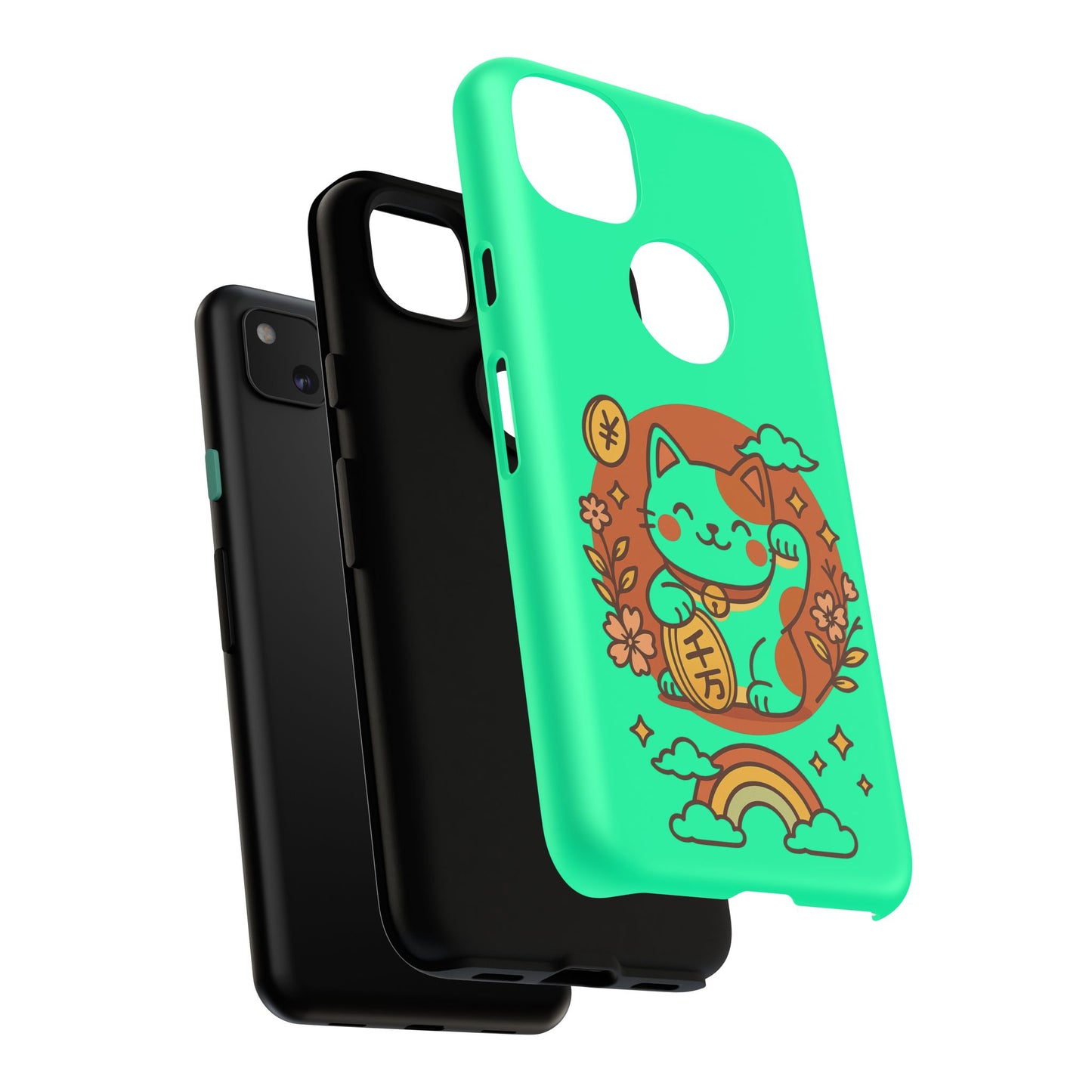 Japanese Kawaii Lucky Cat Protective Phone Case