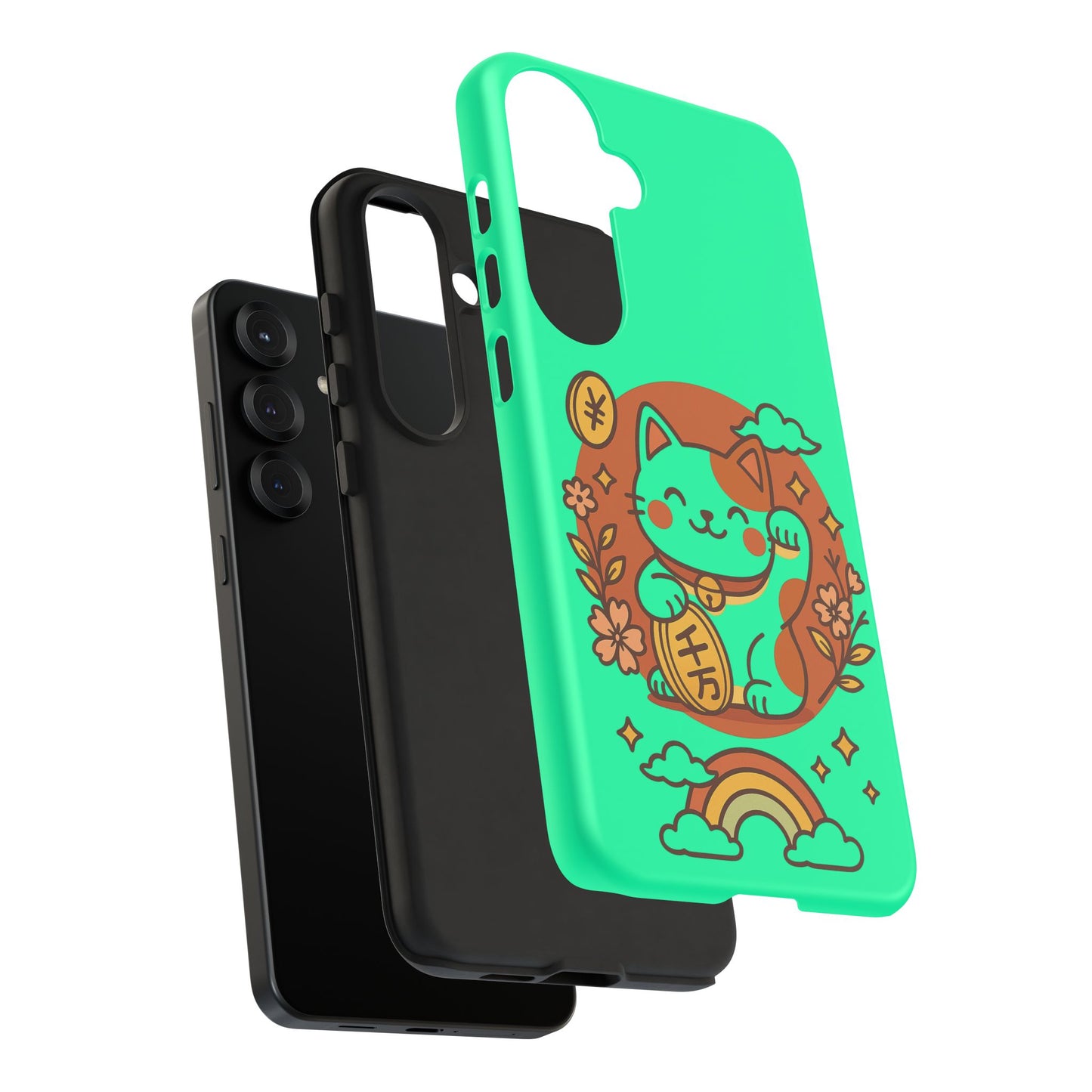 Japanese Kawaii Lucky Cat Protective Phone Case