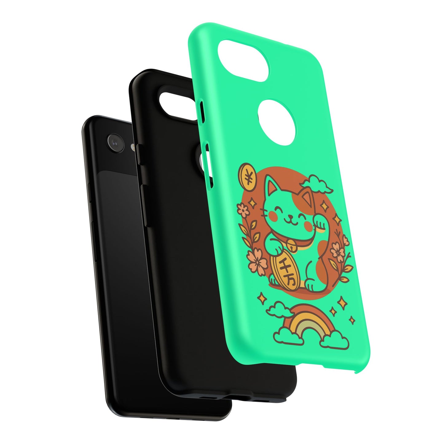 Japanese Kawaii Lucky Cat Protective Phone Case