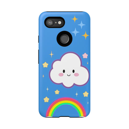 Cute Cloud & Rainbow Phone Case - Tough & Adorable Cover for Kids and Adults