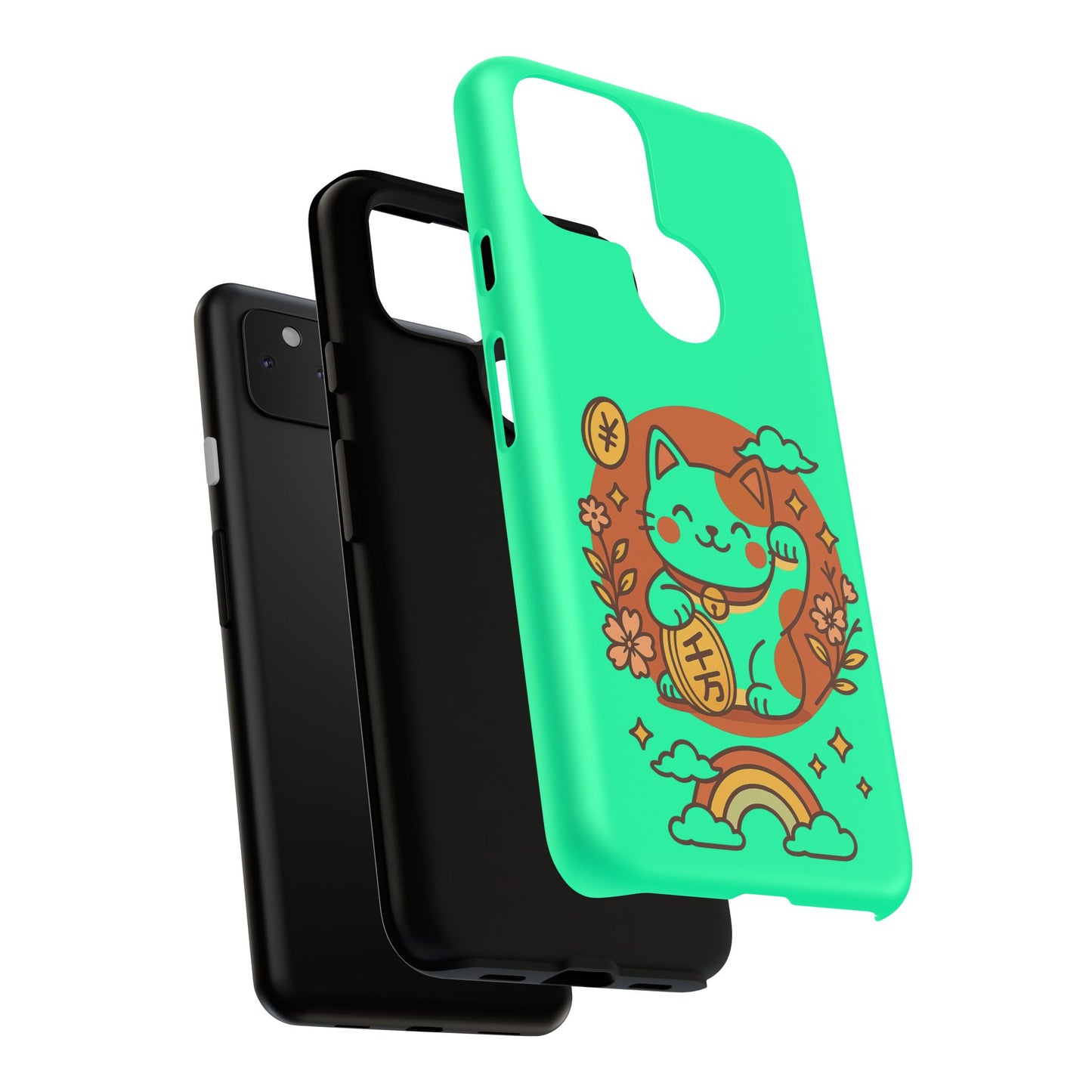 Japanese Kawaii Lucky Cat Protective Phone Case
