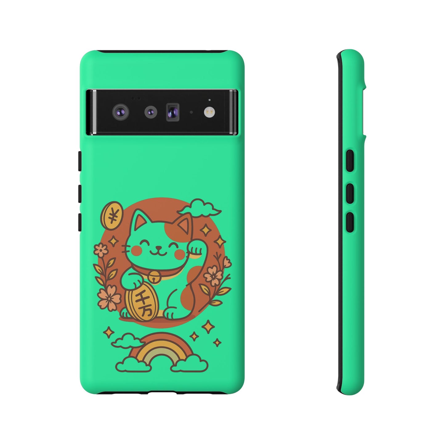 Japanese Kawaii Lucky Cat Protective Phone Case