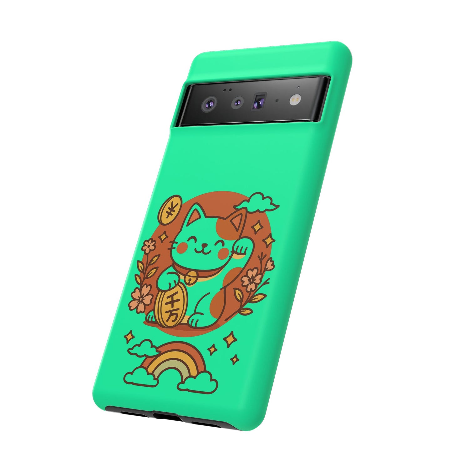 Japanese Kawaii Lucky Cat Protective Phone Case